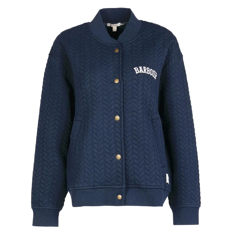 Barbour Womens Chesil Bomber Jacket Classic Navy