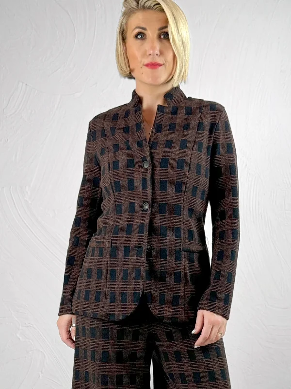 Brown Check Jacket