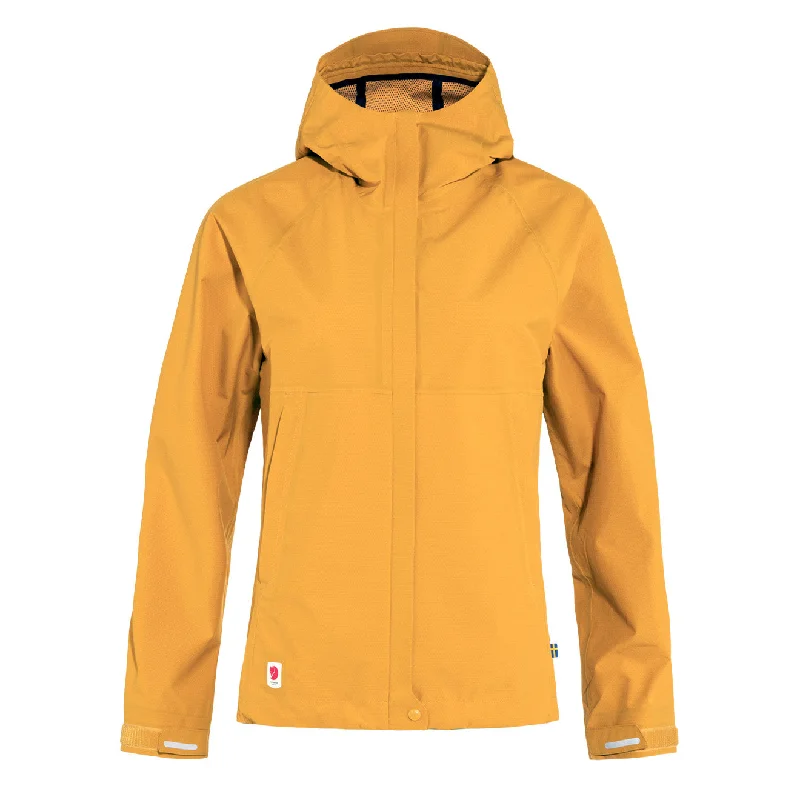 Fjallraven Womens HC Hydratic Trail Jacket Mustard Yellow