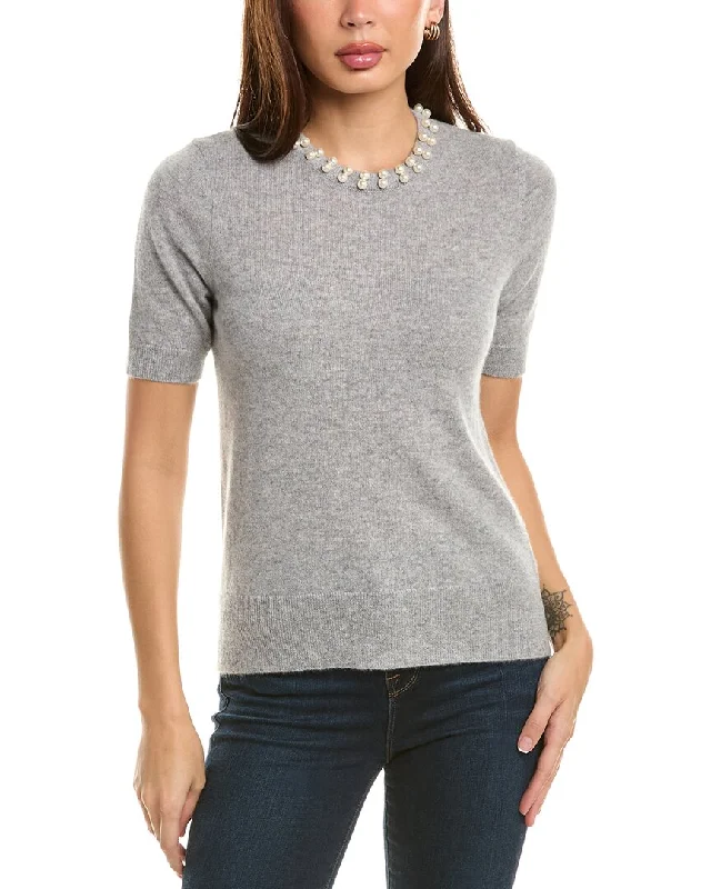 philosophy Pearl Bead Cashmere Sweater