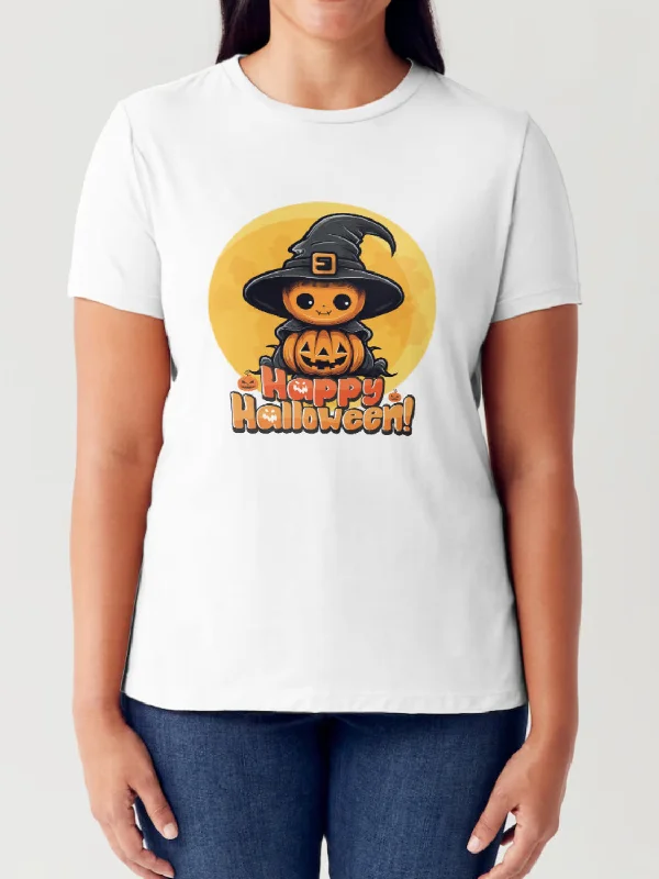 HAPPY HALLOWEEN Short Sleeve Tubular T-Shirt