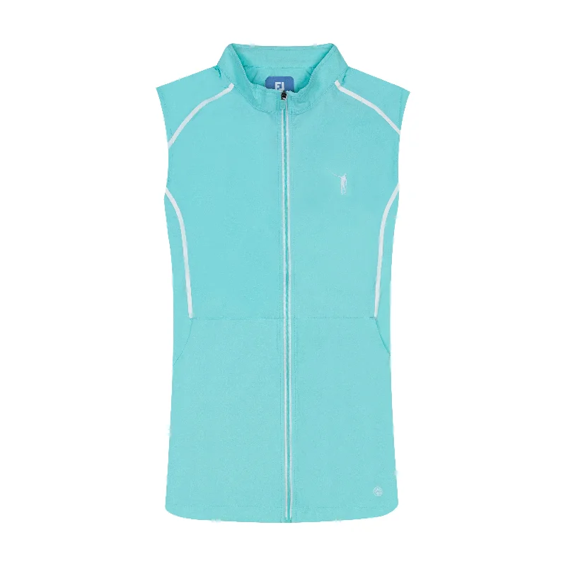 NLU x FJ Ladies TempoSeries Softshell Vest | Aqua